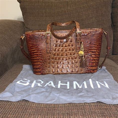 are there fake brahmin bags|is brahmin real alligator.